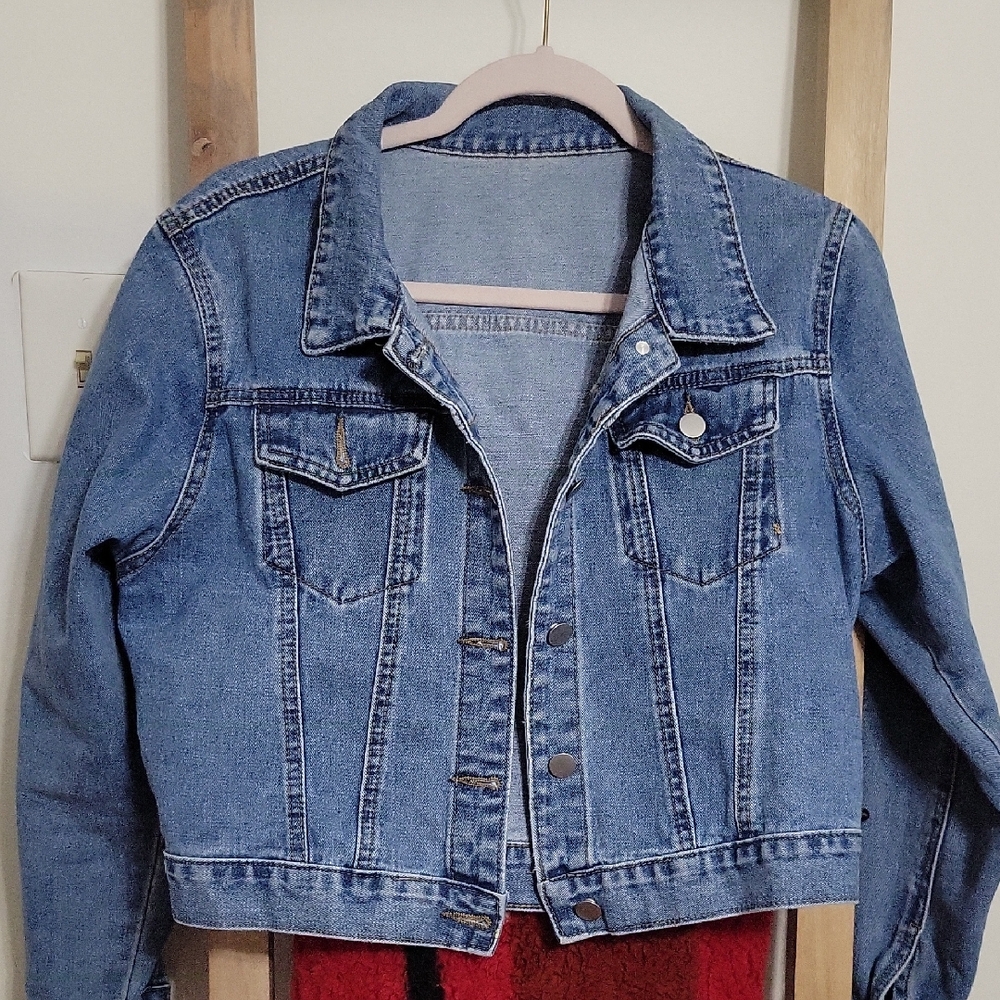 SHEIN Blue Jean Jacket